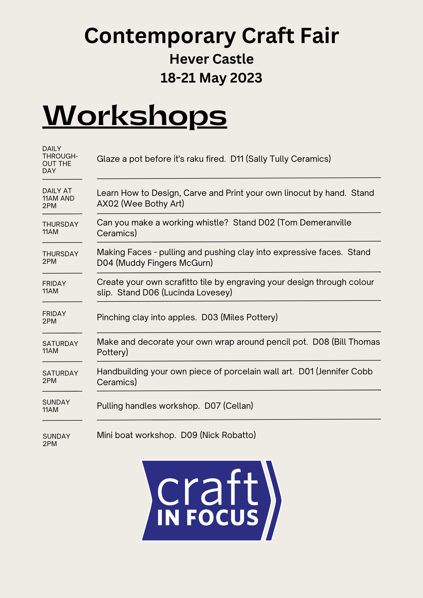 Workshops & Demos