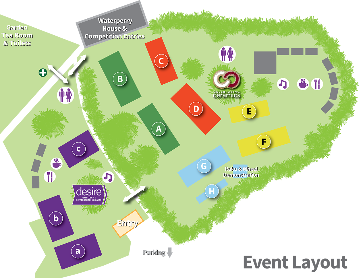 Waterperry Event Layout